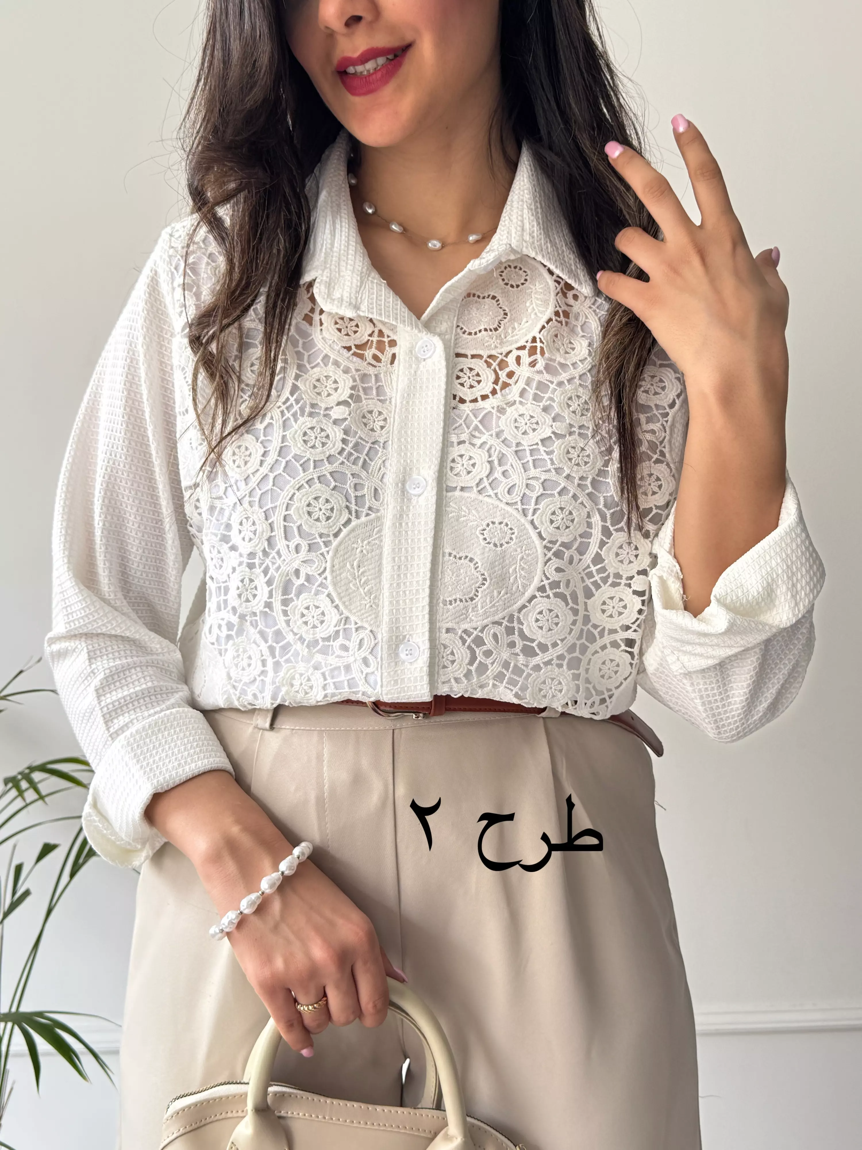 شومیز دانتل ربکا